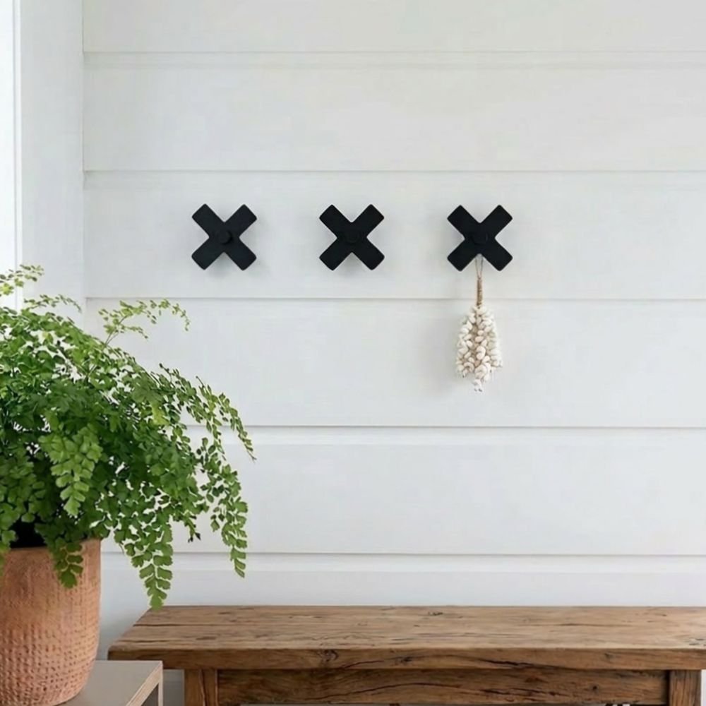 Minimalist steel wall hooks NZ made