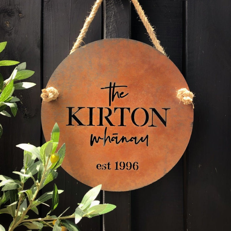 Custom steel signs made in New Zealand